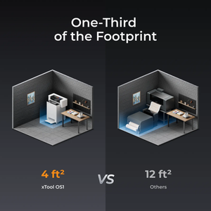 Machine à four shaker automatique Xtool OS1 avec flux de travail d'impression à la cuisson automatisé - Product Image 4