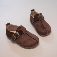 Mocassins à bout rond pour enfants, chaussures de marche quotidiennes à semelle souple antidérapante pour garçons et filles, vente en gros