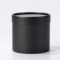 Vente en gros de boîte cadeau de mariage en papier cylindrique avec couvercle et base en carton emballage de fleurs de roses boîtes vides pour chapeau rond boîte à fleurs en tube
