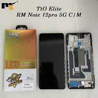 Pantalla Táctil LCD Serie MS Elite Tto para Teléfono Redmi Note 12 Pro 5G con 1 Año de Garantía y 100% Probada