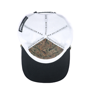 Casquette de golf unisexe personnalisée haut de gamme à 5 panneaux avec broderie 3D et porte-tee pour une performance imperméable - Product Image 5