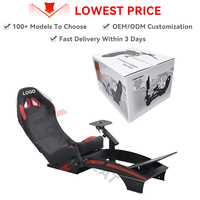 GY046-3 Simulateur de jeu Playseat personnalisé diversifié, simulateur de conduite, cockpit de course pour PC, logitech G25, G27, G29, G920, Wii, Xbox 360