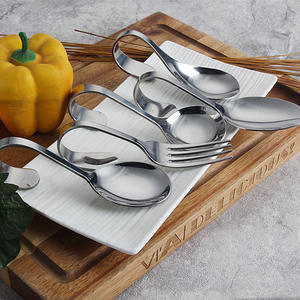 Bouchoirs cuillère d'entrée en acier inoxydable, accessoire de couverts de cuisine, 10 pièces - Product Image 3