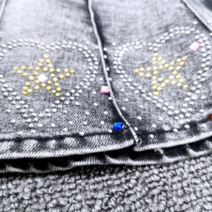 Completi di <span class=keywords><strong>Abbigliamento</strong></span> Boutique per Ragazze Design Professionale Estate 2022 Completo in Jeans per Ragazze - Product Image 3