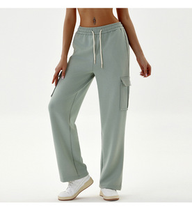 <strong>Women's</strong> <strong>Pants</strong> Trousers Flared Straight <strong>Cargo</strong> <strong>Pants</strong> Custom Sweatpants <strong>Women</strong> Cotton Wide Leg Full <strong>Pants</strong> <strong>for</strong> <strong>Women</strong> - Product Image 5