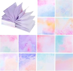12 <strong>Pads</strong> Pop up Sticky Notes, 3x3" Cute Gradient Watercolor Self Stick Notes <strong>Pads</strong>, Multi Color Super Adhesive Memo <strong>Pads</strong> <strong>Refills</strong> - Product Image 2