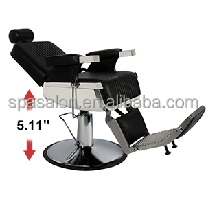 Silla de Barbero de Grado Comercial LUXMARS, Hidráulica de Alta Resistencia, 360° °   Muebles de Salón Giratorios de Cuero Premium Personalizables - Product Image 2