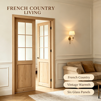 Porte en bois massif de pin noueux naturel, porte en bois brut pour la décoration de chalet ou de maison de campagne