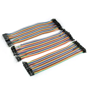 Custom maschio a femmina 1P 2P 3P 4P 5P 6P 10P 20P 30P 40P cavo DuPont 2.54mm Breadboard Line Flat Ribbon Jumper Wire harness