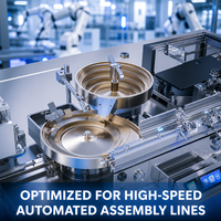 Système d'alimentation vibratoire à double cuve avec moteur PLC personnalisé OEM/ODM, unité d'alimentation automatisée haute efficacité, rail de tri linéaire de précision
