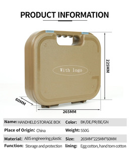 Valigetta Tattica LWXC in ABS, Custodia Rigida di Sicurezza per G17 G18 G19 G43 1911, per Caccia e Conservazione Attrezzi - Product Image 2