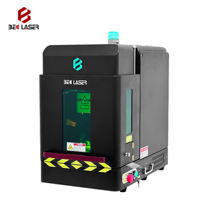 Máquina de Marcado Láser de Fibra Totalmente Cerrada con Alimentación Automática, 50w 60W 100w, Fuente Raycus JPT MOPA, con Carcasa Protegida - Product Image 3