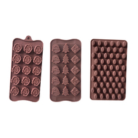 Hochwertige Umweltfreundliche Antihaft-Silikon-Backformen 15 Vertiefungen DIY 3D Kuchendekoration Tierformen Süßigkeiten Schokolade