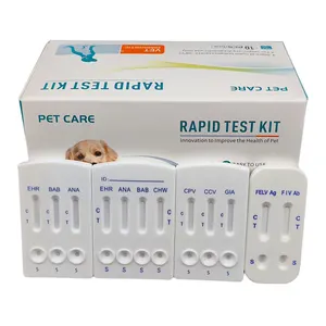 Feline Leukemia Virus Felv,Cat vet FIV test, Veterinary FIV FeLV Rapid Test Kit veterinario y pet Diagnostic