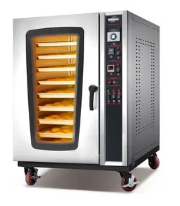 Acier inoxydable 10 plateaux four à Convection électrique Machines de boulangerie fours boulangerie