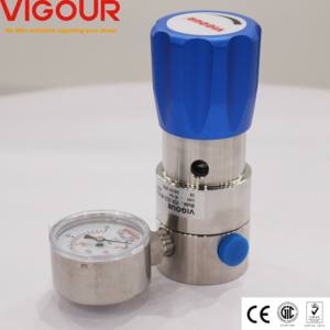 Régulateur de pression à corps <span class=keywords><strong>flexible</strong></span> 4 ports en acier inoxydable 316L pour GPL, propane, argon avec manomètre pour configuration de ligne et panneau pour <span class=keywords><strong>gaz</strong></span> naturel - Product Image 3