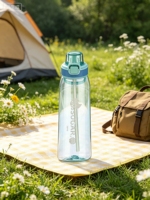 Bouteille d'eau sans sucre, anti-fuite, parfumée, à boire directement, très vendue, pour adultes, sport, maison, randonnée, école, saut