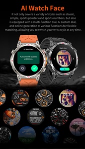 2025 Kc93 Người Đàn Ông Của GPS Thông Minh Đồng Hồ 1.56Inch Màn Hình Mới Chạy Đi Bộ Đi Xe Đạp Tính năng Ai quay Gpt La Bàn Bt Cuộc Gọi Dafit - Product Image 6
