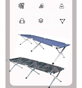 Lit de camping pliable moderne en aluminium Oxford 600D de haute qualité, portable, pour les sorties en parc et les randonnées JUNYI100808 Lit de camping C - Product Image 6