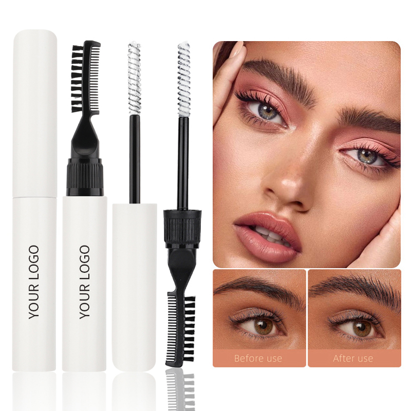 Strong Hold Waterproof Eye Brow Styling Sculpting Lamination Gel Pen With Brush Private Label Setting Freeze Clear Eyebrow Gel