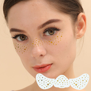 Freckle Tattoo Stickers Gold Foil Waterproof Transfer Stickers For Face Eye Women K9009 - Product Image 3
