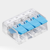 Connecteur de fil ELEWIND Série de connecteurs 4PIN Connecteur universel à borne rapide Connecteur multifonctionnel à alimentation parallèle souple et dure