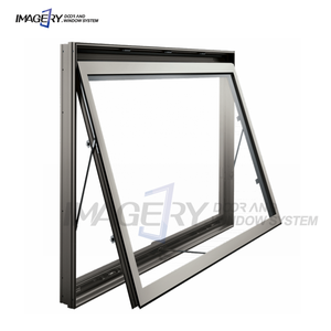 Fenêtres de maison en aluminium imperméables à ouverture vers l'extérieur, petites fenêtres extérieures, auvent en verre pour fenêtres de maison résidentielle - Product Image 5