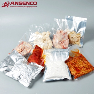 Sacs en aluminium pur épaissi Ansenco, 100 pièces, scellage thermique PE, emballage sous vide, sérigraphie, recyclables pour sucre et gelée - Product Image 2