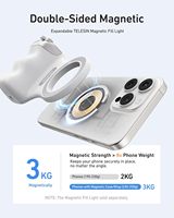 Poignée Magnétique pour Téléphone Support de Caméra Portable Télécommande Smartphone pour Appareil Photo de Téléphone