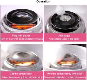 Pequeños Electrodomésticos, Máquina para Hacer Algodón de Azúcar, Máquina para Hacer Malvaviscos, Regalo para Niños - Product Image 5