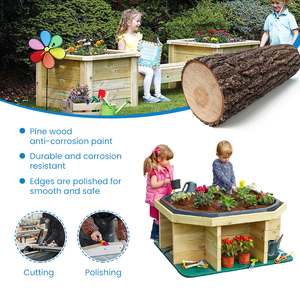 Station sensorielle Montessori à 3 niveaux en cascade, plateaux <span class=keywords><strong>d</strong></span>'activités <span class=keywords><strong>d</strong></span>'apprentissage précoce avec sable et eau pour équipement de maternelle et de garderie - Product Image 3