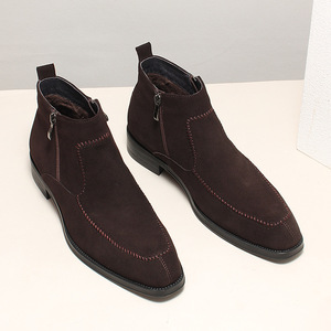 Botas de Trabajo de Cuero Genuino Amish Vintage de Lujo para Hombre, Impermeables, con Cordones, Construcción Goodyear Welted, Empeine de Cuero Resistente - Product Image 3