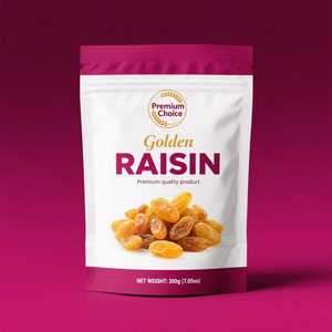 Sachet refermable personnalisé de qualité alimentaire pour en-cas, noix, raisins secs, café, thé, rose, sachet refermable - Product Image 1