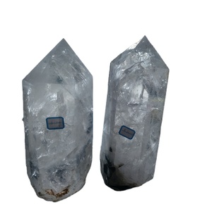 Baguettes de guérison en cristal de pierre naturelle, 50 pièces de bonne qualité, quartz <span class=keywords><strong>clair</strong></span>, - Product Image 1