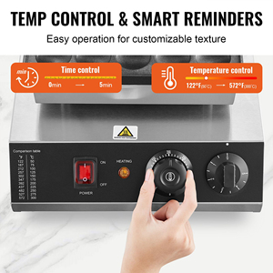 220V RVS Nederlandse Pannenkoekenmachine Anti-aanbak Elektrische Pannenkoekenmaker Commerciële <span class=keywords><strong>Mini</strong></span> Pannenkoekenmaker - Product Image 3