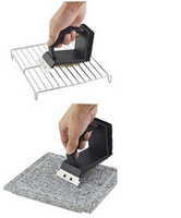 Brosse de nettoyage pour barbecue à poils en cuivre avec manche en PP, populaire et à prix abordable
