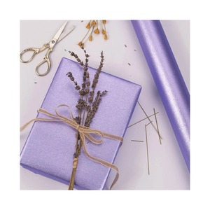 Wholesale Recyclable Double-Sided Craft <b>Paper</b> Gift <b>Wrap</b> Lavender Bundle Digital Printing Compatible Eco-Friendly Packaging for - Product Image 2
