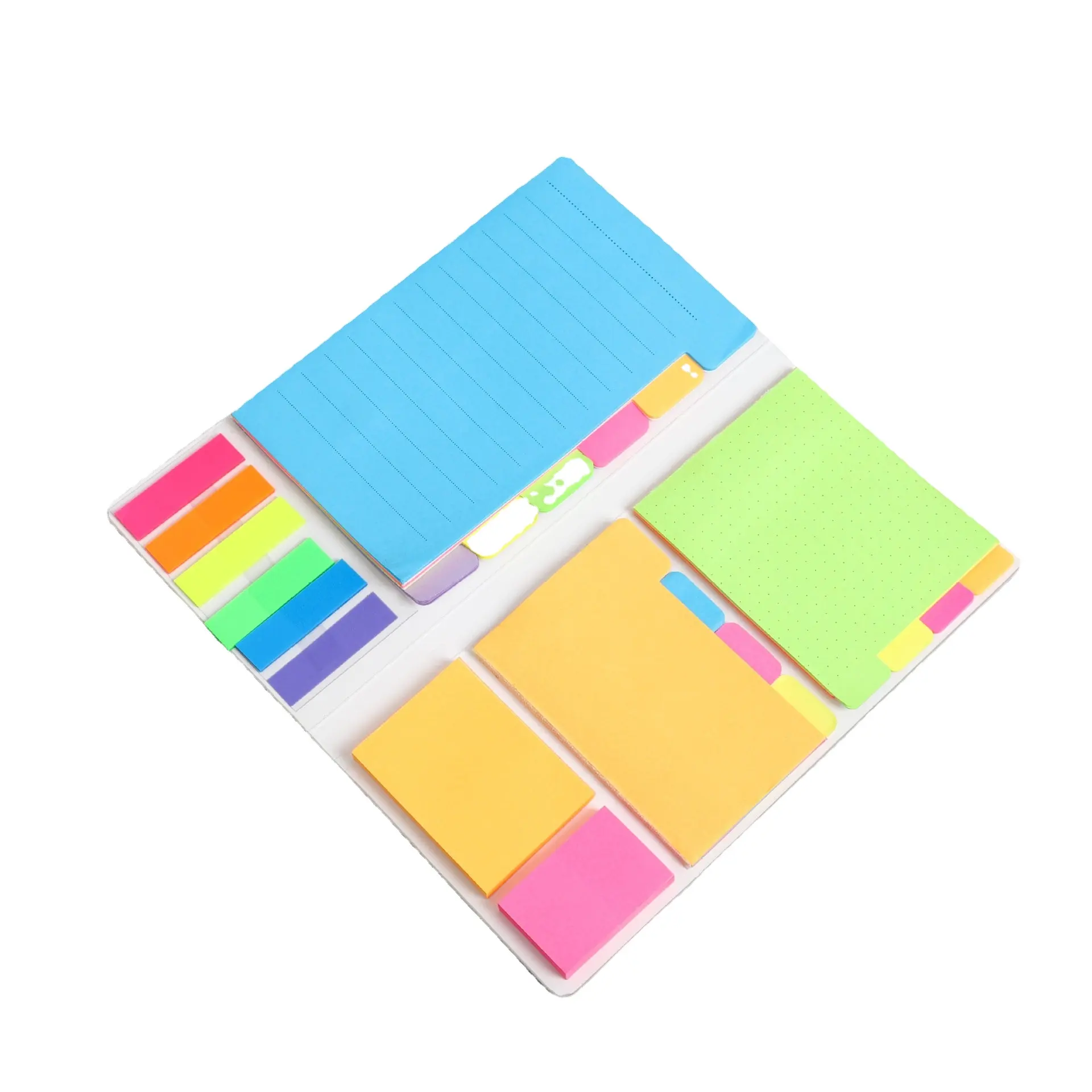 Bloc de notas adhesivas con impresión personalizada de cualquier forma, Bloc de notas adhesivas de mariposa, lista de decoración personalizada de Color cuadrado autoadhesivo