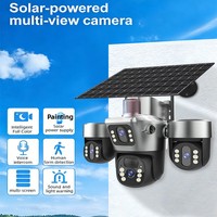 Vente directe usine – Caméras de surveillance solaires 12MP avec suivi automatique, interphone vocal et enregistrement extérieur 24/7 – T40