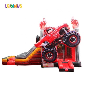 Gonfiabile Commerciale in PVC Rosso Lightning <span class=keywords><strong>McQueen</strong></span> con Scivolo, Auto da Corsa, Castello Gonfiabile con Ostacoli Divertenti - Product Image 6