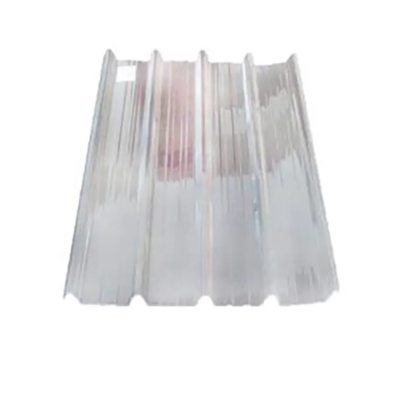 Feuille transparente moderne de plastique de PRF de feuille de toiture de vague de polycarbonate pour la serre chaude