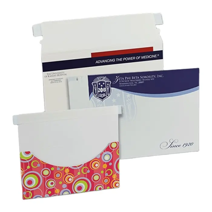Stampati personalizzati Rigido e Durevole Carta Mailer Buste di Cartone Libro sacchetto Mailer con Sé Sigillo Striscia