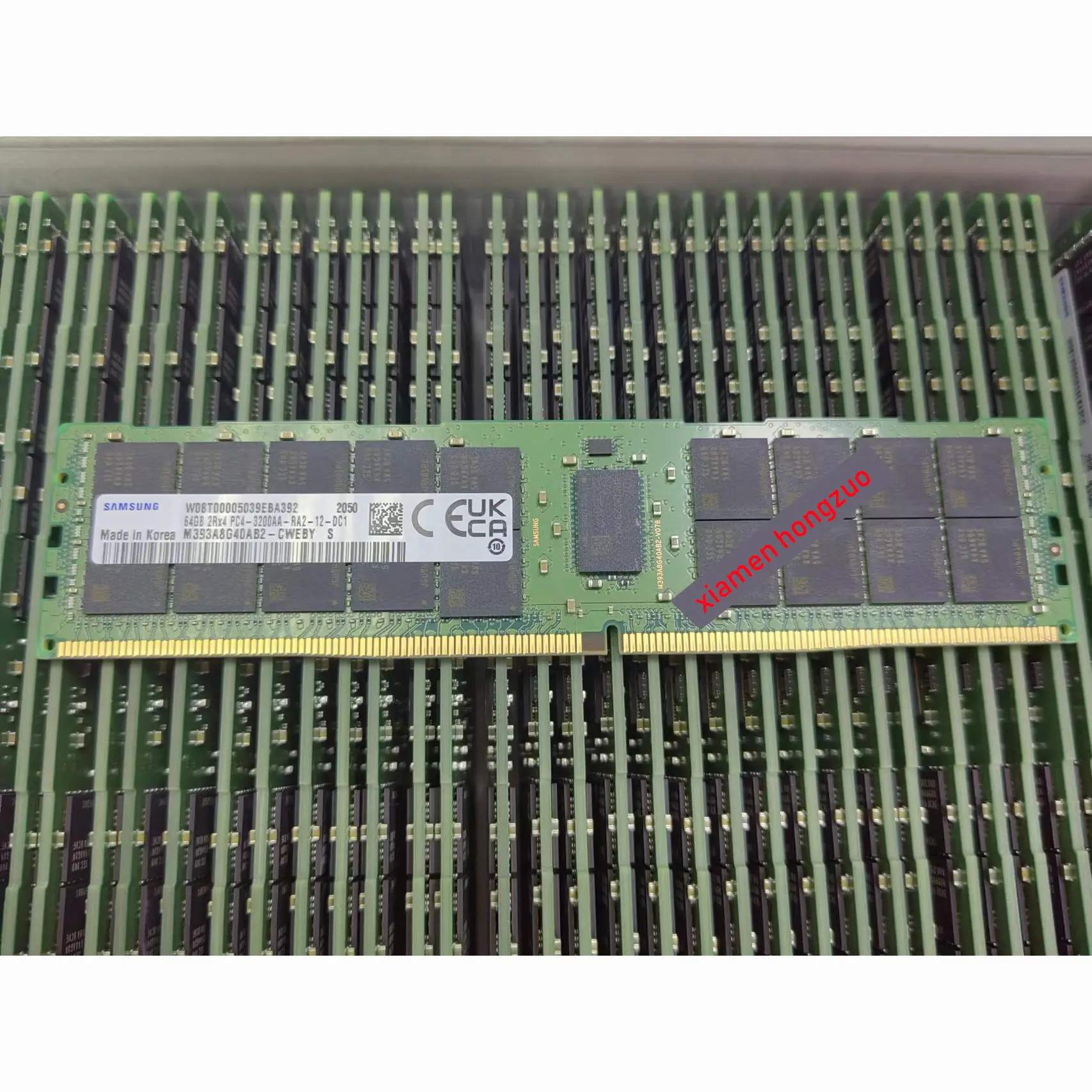 Serveur SAMSUN-G M393A8G40AB2-CWECO M393A8G40AB2-CWEBY DDR 64G 2RX4 DDR4 3200AA ECC REG RDIMM