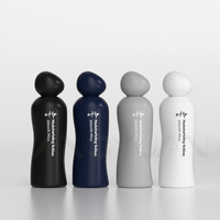 Nouveau prototype de moule, forme simple et unique, flacons de lotion corporelle en plastique, flacon de toner pour soins de la peau biodégradable personnalisé
