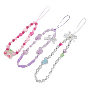 Cadena para teléfono móvil personalizada para niñas, funda para teléfono móvil con cuentas de colores de alta calidad - Product Image 2