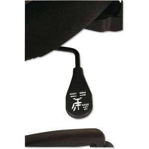 Alera Etros Series Mid-Back Petite <b>Swivel</b>/Tilt <b>Chair</b> Black Mesh Adjustable Height Headrest Modern Foam Fabric PP Aluminium PU - Product Image 4