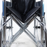 Fauteuil roulant manuel médical Keling durable avec roues à libération rapide