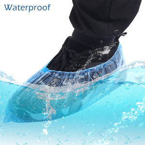 Fundas Desechables para Zapatos de Película de Polietileno Azul, Impermeables y Resistentes a las Manchas, para Uso Doméstico y Recepción de Invitados, Empacadas en Bolsas - Product Image 4