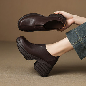 Botas de Nieve Modernas y Versátiles de Media Pantorrilla para Mujer, con Forro de Piel, Tacón Alto, para Otoño e Invierno - Product Image 3