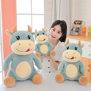 Đồ Chơi Nhồi Bông Bò Chất Lượng Cao Bán Buôn Búp Bê Đồ Chơi Nhồi Bông Mềm Lớn Tùy Chỉnh Hình Bò Sữa Dễ Thương - Product Image 5